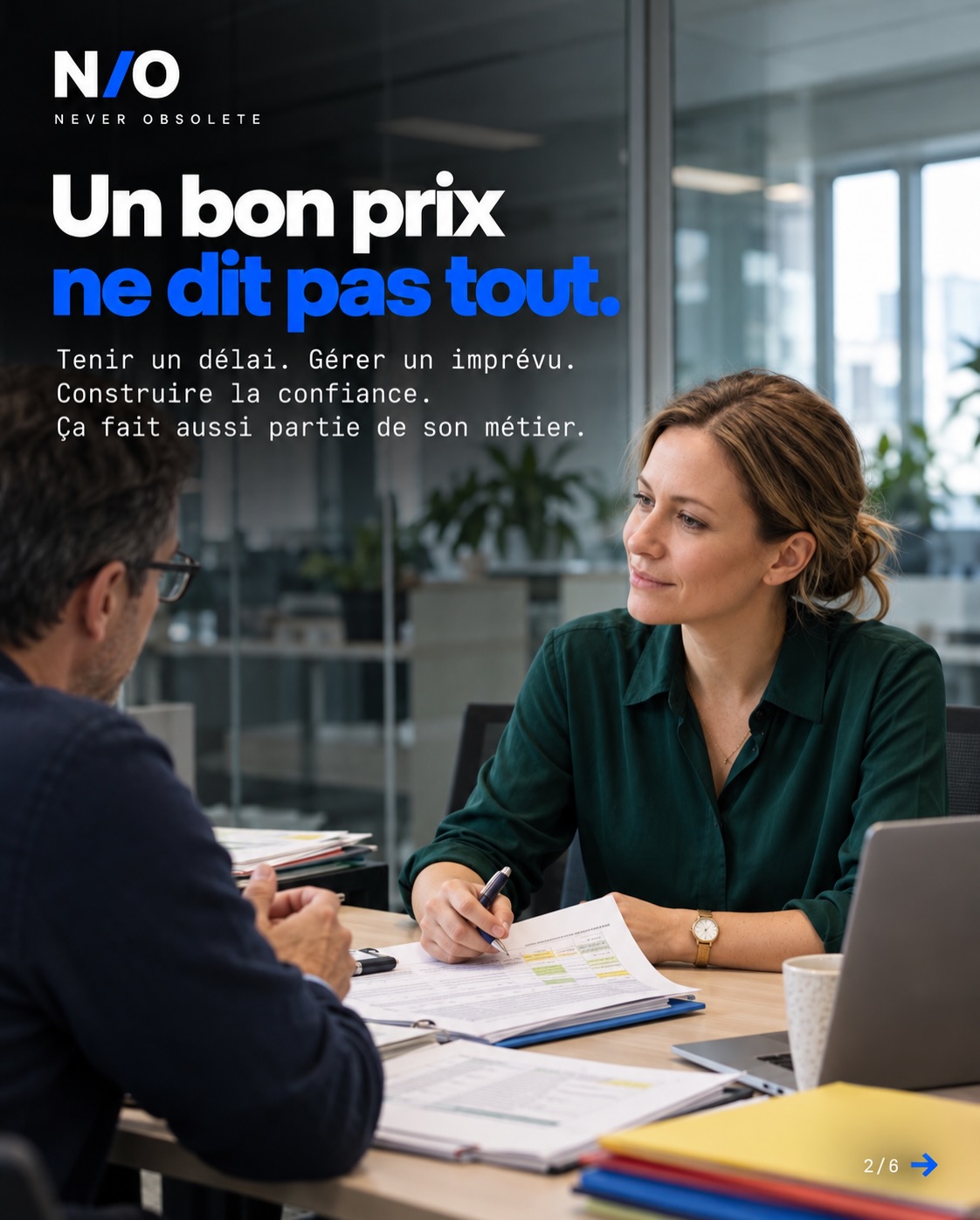 Hélène n’a pas choisi les achats pour passer ses journées à recopier des lignes dans Excel.

Elle aime négocier. Comprendre ce qu’un fournisseur peut réellement tenir. Trouver une solution quand une livraison menace de bloquer tout le monde.

Mais entre deux échanges, il y a les offres à comparer, les relances à rédiger et les comptes rendus à terminer.

C’est là qu’elle veut faire une place à l’IA.

Une première analyse à vérifier. Une négociation mieux préparée. Un brouillon de relance à ajuster avant de l’envoyer.

Avec Never Obsolete, elle apprend à partir de ses tâches réelles pour construire des méthodes utiles et mesurer ce qu’elles lui font gagner.

Son expérience lui sert aussi à repérer quand l’IA se trompe.

Tu te reconnais dans Hélène ?

👉 Commence par le scan gratuit de ton métier. 3 minutes pour faire le point.
neverobsolete.fr/scan — lien en bio.

#NeverObsolete #IntelligenceArtificielle #Achats #FormationIA